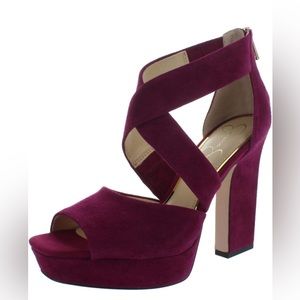 Womens Jessica Simpson Tehya Platform Heeled Sandals